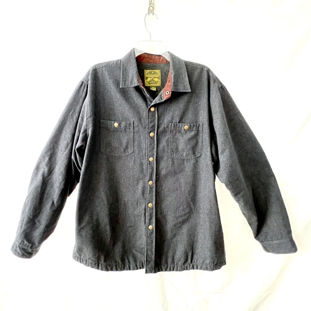 Anchorage Expedition Brand Long Sleeve Shirt or Shacket Fleece Lined, XXL, EC!